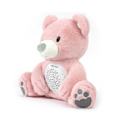 Plyšový zaspávač medvedík s projektorom Bear pink Milly Mally