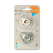 Cumlíky silikónové anatomické 6 - 18 m, 2 ks BabyOno