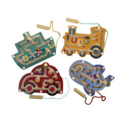 Drevený magnetický labyrint 1 ks Bigjigs Toys