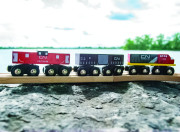 CN nákladný vlak + koľaje Bigjigs Rail