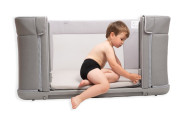 Mušelínové prestieradlo s gumou 58 x 110 x 8 cm béžovej BabyMatex
