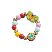 Atelier Sada Výroba šperkov Drevené korálky Kvetinová záhrada 4 ks Janod