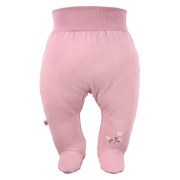 Dojčenské polodupačky Petite ružové kvetinky Eevi