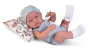 Realistická bábika bábätko s celovinylovým telom 42 cm Lui 50409 Antonio Juan