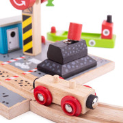 Uhoľný dok so žeriavom Bigjigs Rail