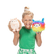 Loptička zvieratko nafukovací plyš 15 cm