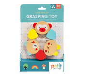 Petit Collage Drevené hryzátko zvieratka