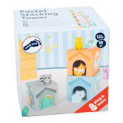 Skladacia veža pastelová so zvieratkami small foot
