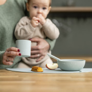 Set jedálenský silikónový 4 ks Nattou