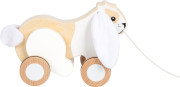 Drevená ťahacia hračka Králik so šuštivými uškami small foot