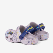 Detské clogsy nazúvaky Little Frog sivé/navy game amulet Coqui