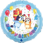 Kruh - Bluey 18"/46 cm fóliový balónik nafukovací