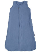 Letný 3D spací vak mušelín modrý