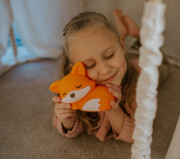 LED silikónová nočná lampička dotyková - líštička Mary's