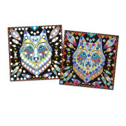 Kreatívna sada Maxi Mandaly pre priateľov Mozaika 8 ks Janod Atelier