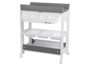 Prebaľovací pult s vaničkou Rosie Mineral Grey