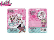 LOL Surprise sada aktivít (nálepky, kľúčenka, hopík, pero, náramok) v sáčku