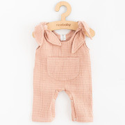 Dojčenské mušelínové lacláčiky New Baby Comfort clothes ružová