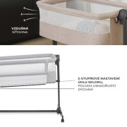 Postieľka detská polohovateľná Nestee Up2 Kinderkraft