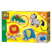 Kreatívna navliekacia sada Džungľa so zvieratkami