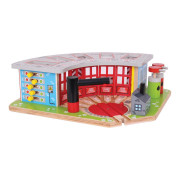 Exkluzívne depo pre 5 vláčikov Bigjigs Rail