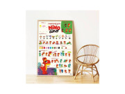 Vzdelávací samolepkový plagát - Malí dinosaury Poppik