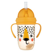 Hrnček nevylievací so slamkou a závažím BabiesBoo 270 ml Gepard Canpol babies