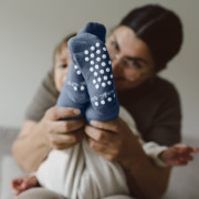 Detské ponožky Stay-on-Socks Antislip 1 pár Blue Heaven