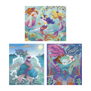 Kreatívna sada Mini Morské panny Trblietavé piesky Janod Atelier