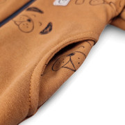 Mikina rozopínacia karamelová psíkovia Little Angel