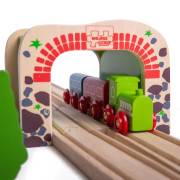 Dvojitý železničný tunel Bigjigs Rail