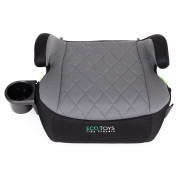 Detský podsedák do auta ISOFIX i-Size s držiakom na nápoje, pre výšku 125–150 cm šedý