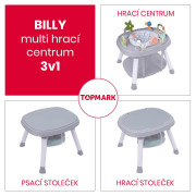 Billy multi play centrum 3 v 1 grey Topmark