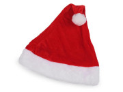 Detská vianočná zamatová čiapka Santa Claus