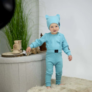 Rastúce body rebrované Turquoise - tyrkysová Esito