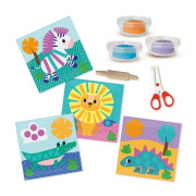 Kratívna sada vystrihovania tvarov z modelíny