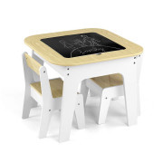 Detský stôl a stoličky Olaf Blocks White Milly Mally