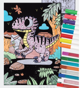 Zamatové maľovanie Dinosaurus Tookyland