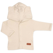 Bavlnená súprava pre bábätko do pôrodnice 6D Made with love béžová Baby Nellys Vel. 56