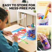 Jemné voskovky Zmývateľné Glitter 12 ks