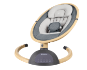 Hojdacie lehátko elektrické Ashlee Dark Grey KikkaBoo