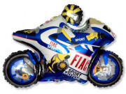 GP motorka modrá 29”/73 cm x 38”/98 cm fóliový balónek
