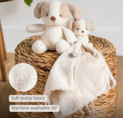 Maznáčik plyšový Teddy psík 27 x 27 cm Nattou