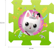 Penové puzzle Gabby 2024 32 x 32 x 1,5 cm Trefl