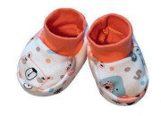 Dojčenské bavlnené capáčky Medvedík KORÁLOVEJ Baby Service Veľ. 1