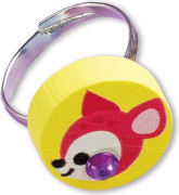 Kreatívna súprava Výroba šperkov drevené korálky Lesné zvieratká 4 ks Janod Atelier