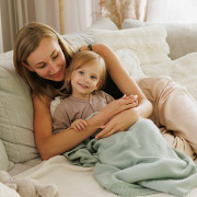 Deka z prírodnej bavlny 75 x 100 cm 0 m+ BabyOno