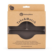 Tanierik silikónový deliaci okrúhly Take&Match 6 m+ Petite & Mars