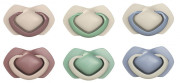Set symetrických silikónových cumlíkov Light touch 18m+ Pure Color Canpol babies