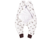 Letný spací vak bambus buldoček hnedé nohavice Kaarsgaren